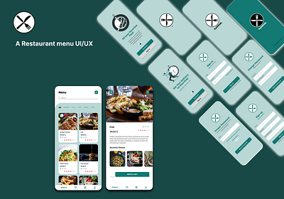 Restaurant Menu App Design animation graphic design ui