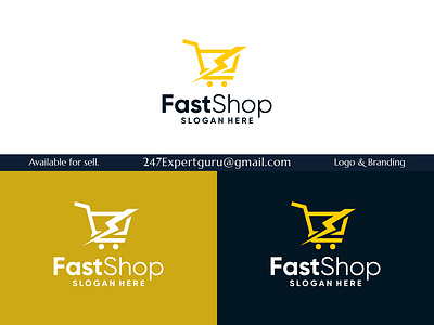 Shopping cart logo design template with globe design 3d animation branding graphic design logo motion graphics vector logo design