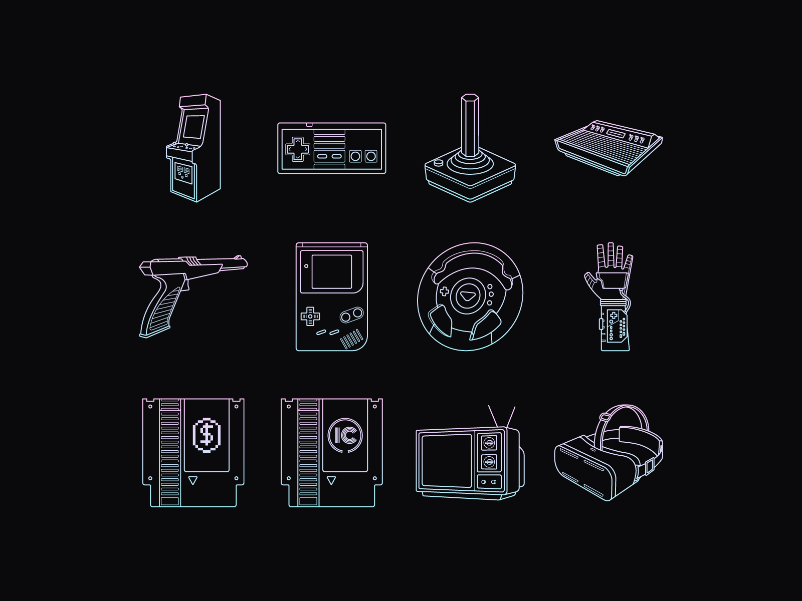 Example of Clean Custom Icon Design