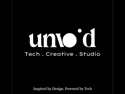 Unvoid Tech Studio: Inspired by Design. Powered by Tech! branding design design agency design studio graphic design illustration logo product saas tech studio ui ux web