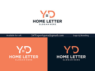 House building logo design template with initial letter y 3d animation branding graphic design logo motion graphics vector logo design