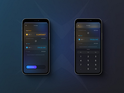 Exodus Crypto Wallet App — Redesign Concept concept crypto crypto app design currency screen design exchange exchange screen exodus keyboard design mobile app ui design wallet