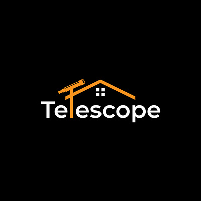 Telescop Home brand identity company logo logo design logotype minimalist modern telescope