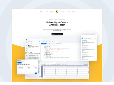 Coginiti website analytic branding dashboard design interface service ui ux web website