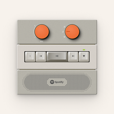 ⌨️ Audio Keyboard Controller audio player button caps concept design figma keyboard knob music speaker spotify ui ux vector