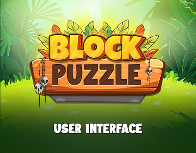 Block Puzzle Game UI game design game ui gui ui