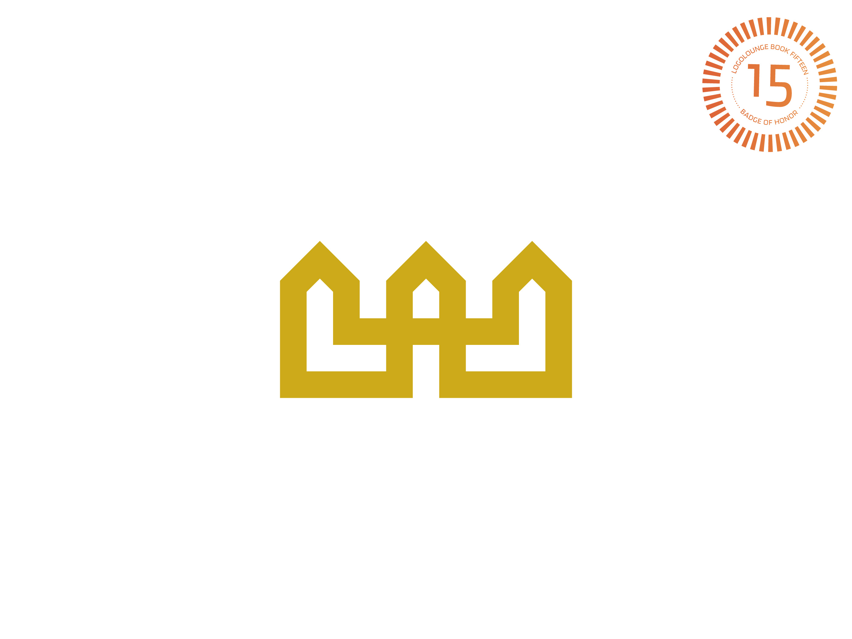 Crown & W + A Logo branding concierge crown gold illustrator lettermark logo logo design mark monogram wa