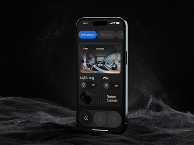 Smart home mobile app app dark mobile app dark ui design home automation interface ios ios app ios mobile app mobile mobile app mobile ui smart app smart device smart home smart home app smarthome ui ui design ux