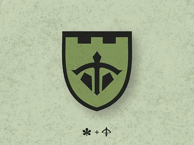 Logo of the 243rd battalion of the Armed Forces of Ukraine army branding castle chestnut chevron concept design kyiv logo logotype russiaisaterroriststate ukraine war webdesign