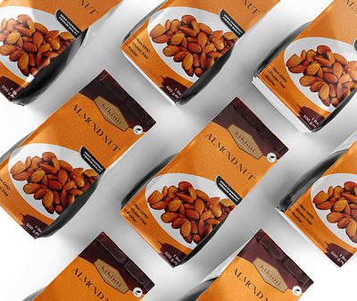 Nut Pouch Design brand brand identity branding illustrator nut nut packaging deign packaging packaging design pouch pouch design print printing