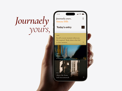 DailyUI #003 Landing page for digital journal mobile app app design branding digital journal landing page mobile design typography ui ux website