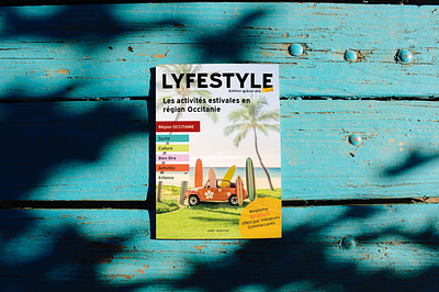 Lifestyle magazine brochure print
