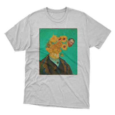 Vincent selfie art graphic design illustration tshirt art