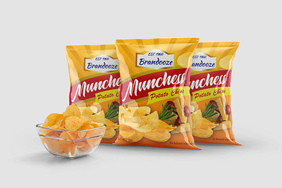 Potato Chips Packaging Design branding chips chips packageing graphic design marketing packaging potato poteto packaging