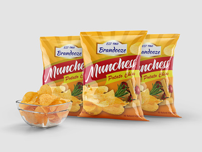 Potato Chips Packaging Design branding chips chips packageing graphic design marketing packaging potato poteto packaging