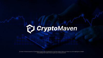 CryptoMaven - Brand Identity design blockchaine brand identity branding crypto cryptomaven design financial forex graphic design logo logo design market minimal logo professional logo trading