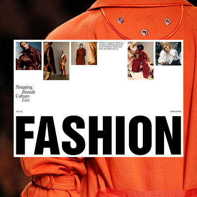 Website design for a fashion magazine fashion fashionwebsite fashionwebsitedesign graphicdesign landingpage landingpagedesign magazinewebsite ui uidesigner uiux uiuxdesign uiuxdesigner webdesign webdesigner website