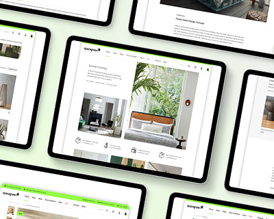 Artificial Plants E-commerce Website Design