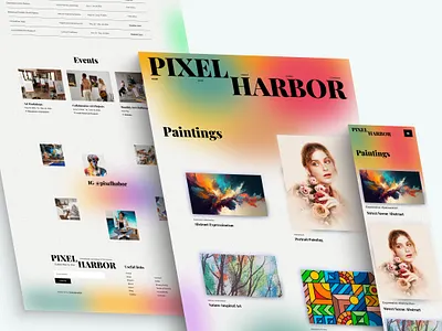 Pixel Harbor - Art Director Website creativeagency