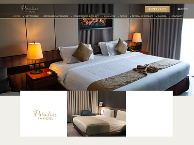 Hotel Landing Page bianka bratislava design figma graphic design hotel landing landingpage slovakia ui ux vector webdesign website