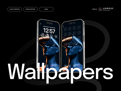 Wallpapers Mobile App Design flash screen inspiration mobile app mobile design trendy design ui wallpapers web design