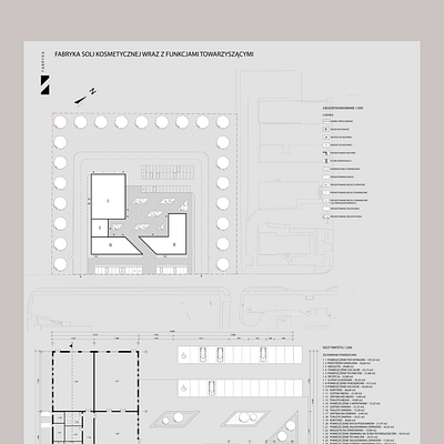 Conceptual design of the factory architecture design floorplan urban planning