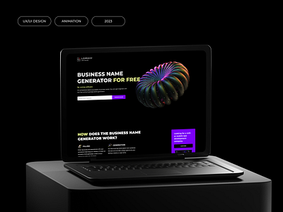 Website Generator Platform dark mood generator platform inspiration trendy design uxui design website design