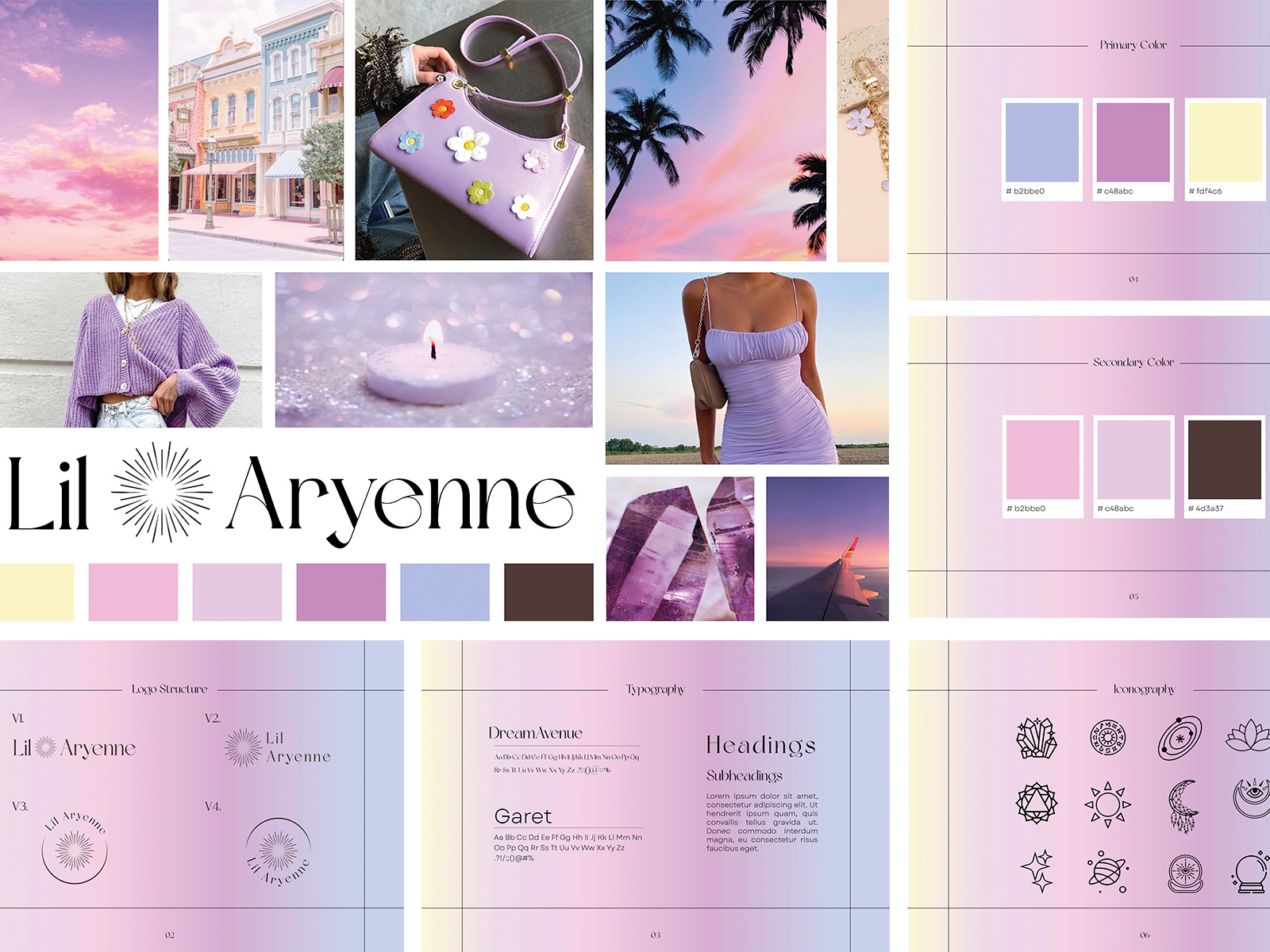 Accessory Brand Identity brand guidelines brand identity brand messaging brand personality brand recognition brand strategy brand voice branding chic color scheme feminine graphic design iconography identity design illustration logo design modern stylish typography visual identity