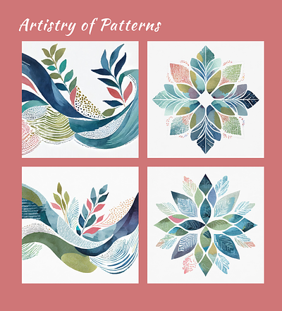 Artistry of Patterns branding graphic design patterns ui