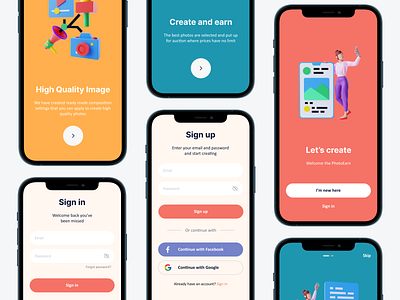 Sign Up - Daily UI #001 daily ui graphic design mobile mobile app mobile page mobile sign up mobile ui page sign in sign in ui sign up sign up mobile page sign up page sign up ui ui