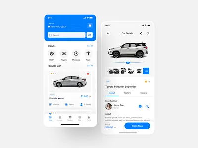 Car Rental App UIUX Design | Car Rent App Design | UIUX app design app ui car rent app car rental app ui design designer figma figma designer hire designer hire mobile app designer hire ui ux designer insightlancer minimal app mobile ui designer ui ui design user experience user interface ux ux design