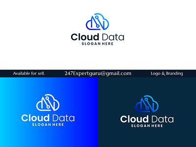 Cloud logo design template with initial letter n 3d animation branding graphic design logo motion graphics vector logo design