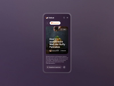 Delicat.io app brand cooking design digital explore food germany kitchen launch munich recipes startup studio web