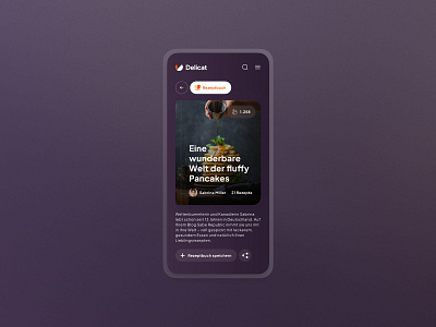 Delicat.io app brand cooking design digital explore food germany kitchen launch munich recipes startup studio web