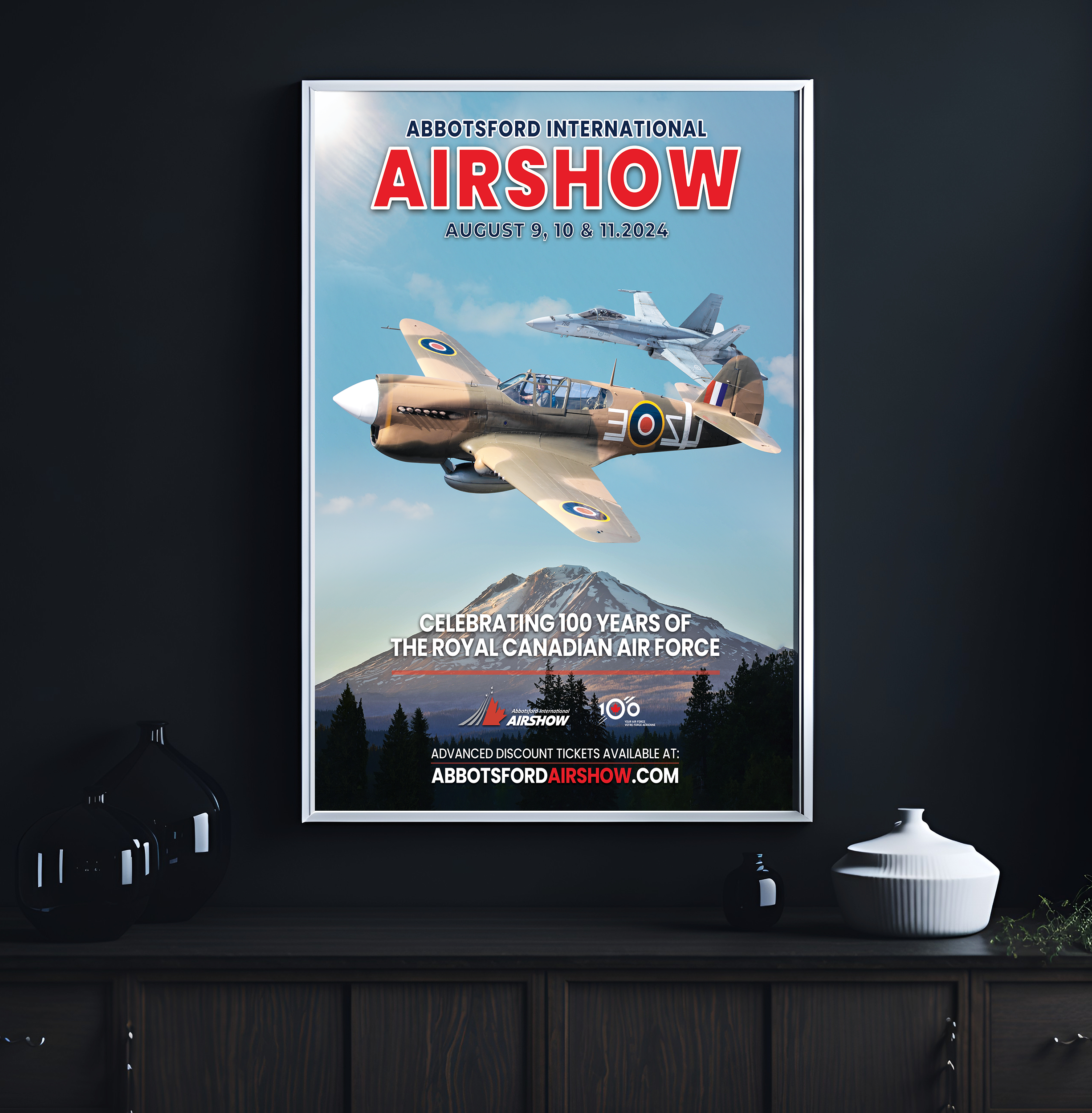 Poster Design 3d airforce airshow banner branding canada clean design flyer graphic design illustration jet logo luxury minimal photoshop planes poster vector