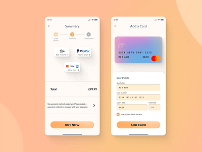 Daily UI #002 - Credit Card Checkout app checkout dailyui design ui ux