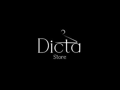 Dicta Store logo design branding dicta graphic design identity logo logo design store logo design