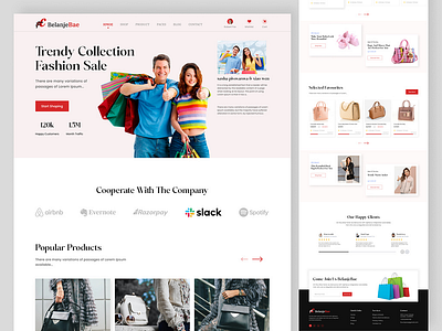 E commerce Landing Page e commerce figma landing page ui uiux user experience