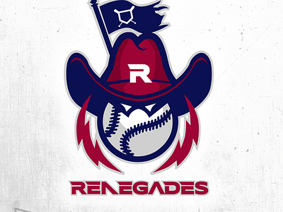 Logo concepts - youth baseball baseball chipdavid cowboy dogwings logo renegade sportsgraphic vector