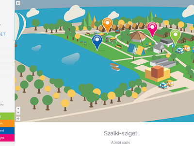 Szalki-sziget website copywriting photography webdesign website build