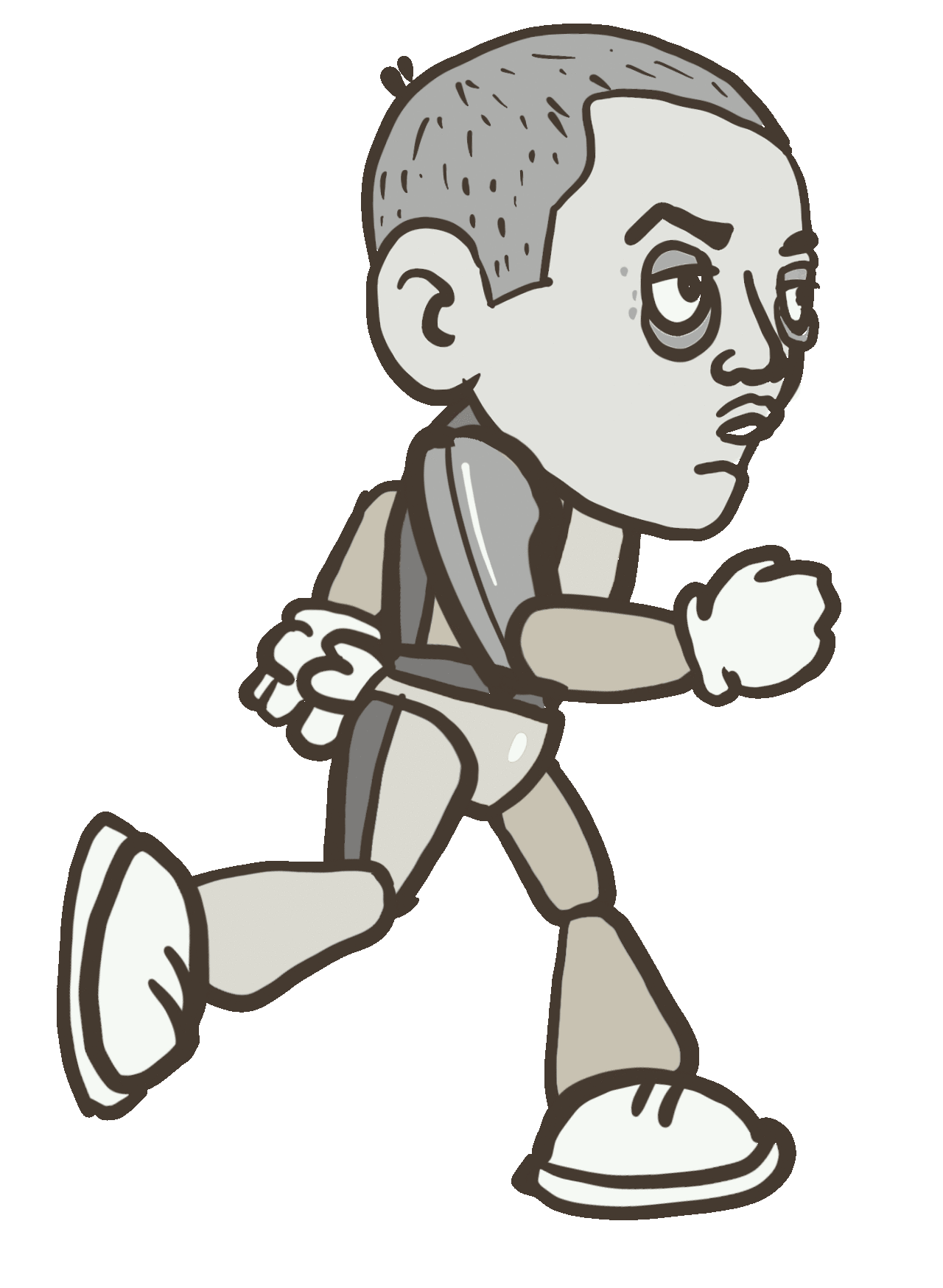 Running guy animation character creature graphic design guy illustration run running guy ui