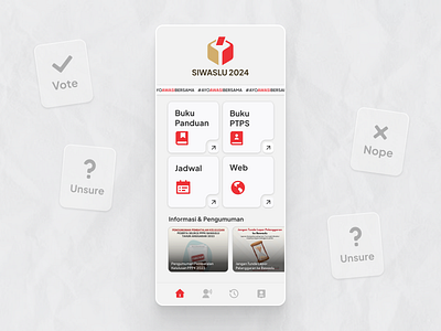 Redesign - Siwaslu 2024 design mobileapp mobileappdesign mobileapplication productdesign ui uidesign uiux userinterface ux uxdesign