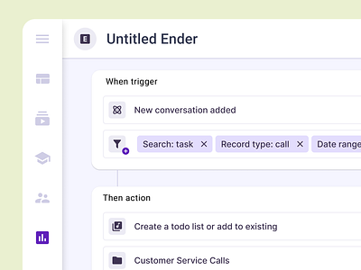 Logic operations automation | Ender Turing CRM ai artificial intelligence automation automations editor ender turing enders no code