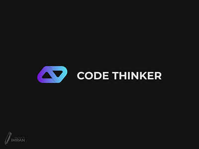 Code Thinker-Logo Design (Unused) app logo brand identity branding creative logo design gradient logo graphic design icon illustration logo minimal minimal logo modern logo