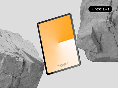 Realistic iPad Mockup appe device download free freebie ios ipad minimal mockup pixelbuddha presentation psd realistic screen showcase simple tablet template