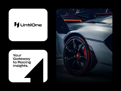 UntilOne - Logo Design & Visual Identity abstractlogo black and white brand identity branding brandmark clean logo design entrepreneurship gradients logo graphic design letter u logo logo inspiration minimal logo number 1 racing silicon valley logo startup statistics tech logo