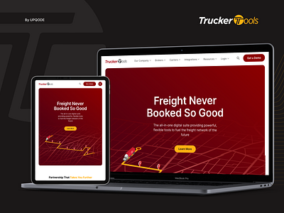 Trucker Tools design professional professional website responsive design uiux upqode webdesign wordpress wordpress design wordpress development