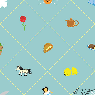 Mimi's Go At Your Own Pace 2024 Prompt Week 5 art design graphic design illustration pattern design