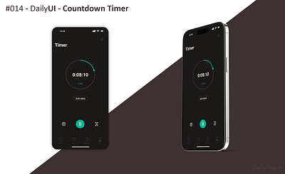 #014 - DailyUI - Countdown Timer application countdown dailyui design figma graphic design mobile timer ui