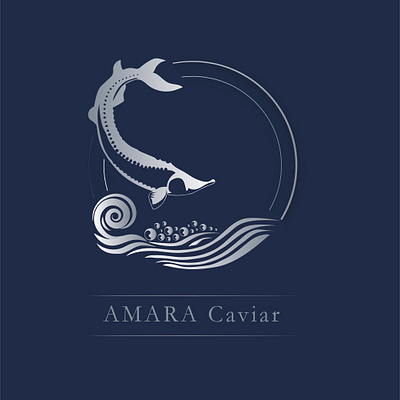 Amara Caviar Logo Design branding graphic design logo